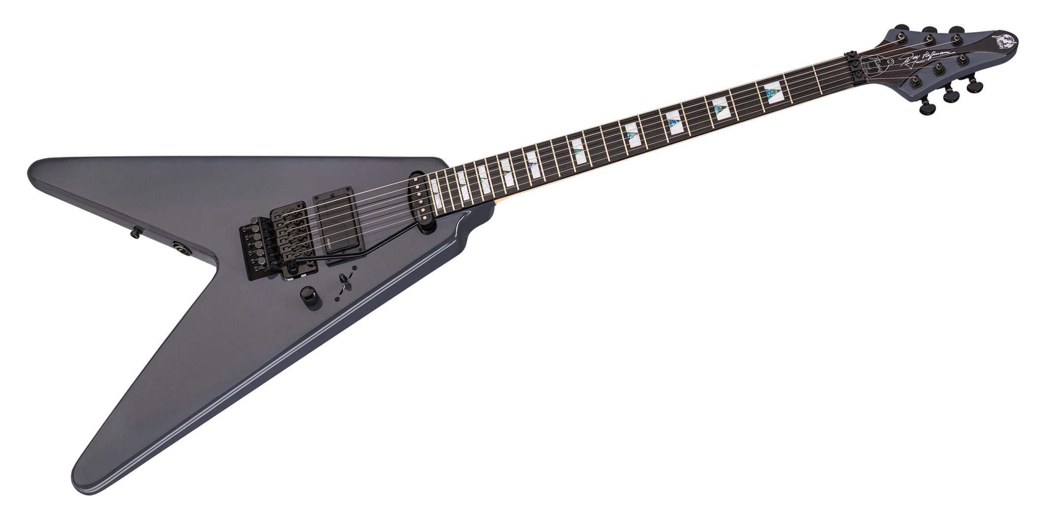 Artist Line Breaker WH-1 - Solid Overland Gray High Polish E-Gitarre